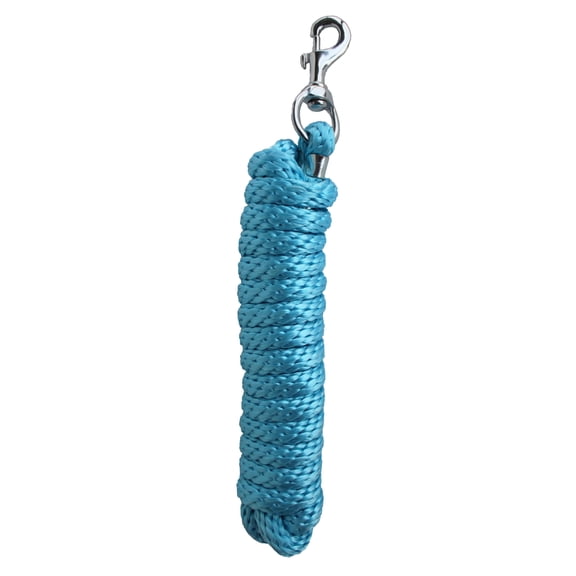 10' Horse Nylon Soft Poly Braided Lead Rope w/ Nickle Plated Snap 60564