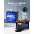 thumbnail image 2 of Batería de litio DC HOUSE 12V 165Ah LiFePO4 con Bluetooth 120A, 2 of 8