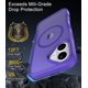 thumbnail image 5 of Funda de teléfono Diverbox para iPhone 16, color violeta lavanda con MagSafe, 5 of 7