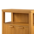 thumbnail image 6 of Beautiful Fluted Vanity Storage Cabinet, Warm Honey, 6 of 13
