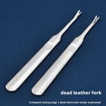 thumbnail image 4 of Stainless Steel Dead Skin Fork - Professional Cuticle Remover & Nail Repair Tool for Exfoliating Rough Skin on Hands & Feet, 4 of 7