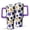 Purple-1, variant on Leopard Print 40oz Tumbler– Stainless Steel Insulated Tumbler with Handle and Straw, Large Capacity Travel Cup for Hot & Cold Drinks