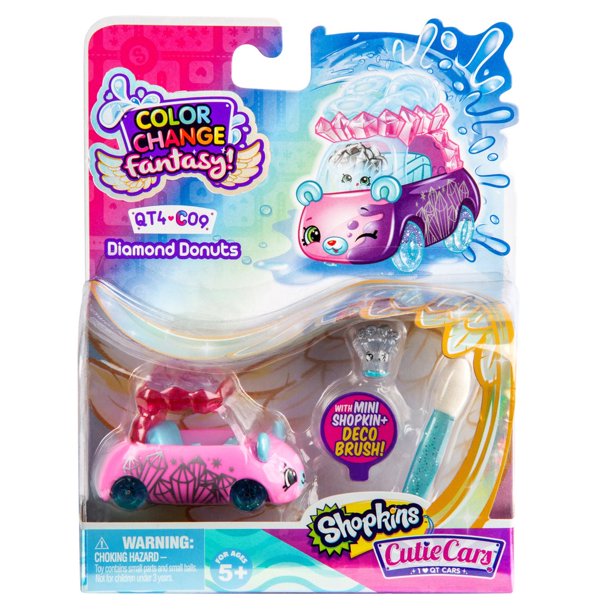 Shopkins Cutie Cars Color Change Cuties Diamond Donuts Walmart Com Walmart Com