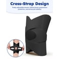 thumbnail image 4 of Goldeer Cross-Strap Knee Brace with Dual Spring Support, Adjustable Knee Support for Sports, Hiking & Daily Pain Relief, Lightweight Breathable Stabilizer for Men & Women, 4 of 9