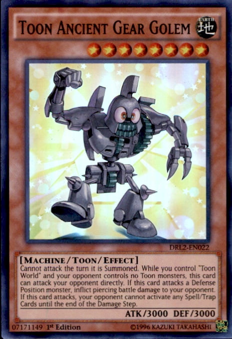LP 1x BP01-EN011 Rare Unlimited Edition YuGiOh Ancient Gear Golem