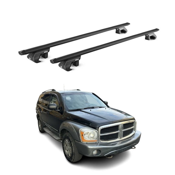 OMAC Roof Rack Cross Bars Fits Dodge Durango 2007-2009 Black Luggage Carrier 2 Pcs