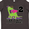 thumbnail image 4 of Inktastic 2nd Birthday Girl Dragon Girls Toddler T-Shirt, 4 of 5