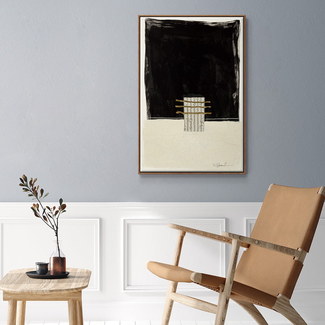 Standing Strong IV Framed Premium Gallery Wrapped Canvas - Ready to Hang - 27 x 41 - Walnut Floating Frame