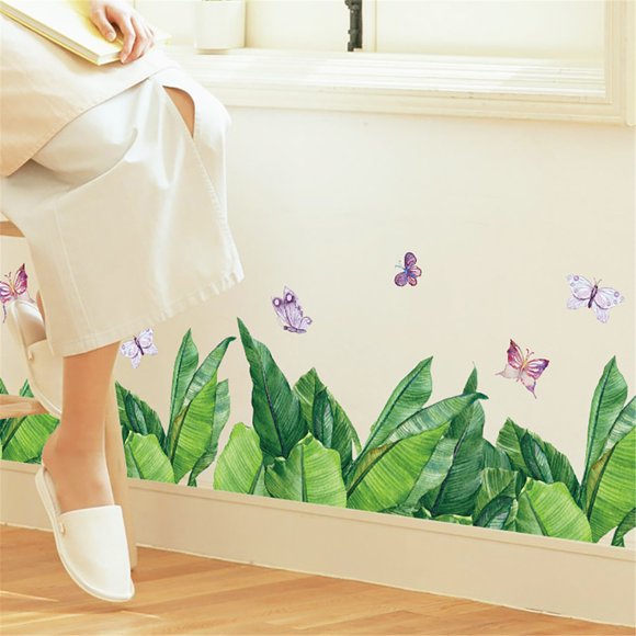 Boovnll Wall Decor, Inkjet Wall Stickers Flower Wall Stickers Home Background Wall Painting, Home Decor, Wall Art, Wall Art for Living Room