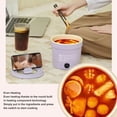 thumbnail image 3 of Compact Electric Pot 1.2L Even Heating, Portable for Dorm, Office, Camping or Picnics, Multipurpose Cooking with Inner Pot, 3 of 8