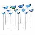 thumbnail image 1 of Plunger Simulation Butterfly Flower Pot Vase Gardening Bonsai Green Plant Decora _ Newway, 1 of 4
