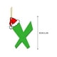 thumbnail image 2 of Xihbxyly Adornos Navideños de Letras Acrílicas, Vibrantes Decoraciones Navideñas, Material Duradero, Versátiles para Colgar En Árboles o Coronas, Decoración Festiva para El Hogar, Regalo Perfecto par, 2 of 2