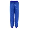 thumbnail image 2 of DPOIS Women's Shiny Sequins Hip Hop Dance Harem Pants Blue L/XL(XXL), 2 of 7