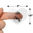 thumbnail image 6 of Real Madrid FC Crest Black and White Heart Shaped Planner Calendar Scrapbook Craft Stickers, 6 of 6