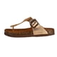 thumbnail image 2 of Huarache Mujer CASTALIA 139-40 Oro Rosado Hebilla Ajustable, 2 of 3