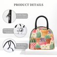 thumbnail image 4 of Disketp Succulent And Cactus Bolsa Térmica para Almuerzo, Lonchera con Abertura Amplia y Gran Capacidad, Organizador Reutilizable para Mujeres, Hombres y Adultos, 4 of 6