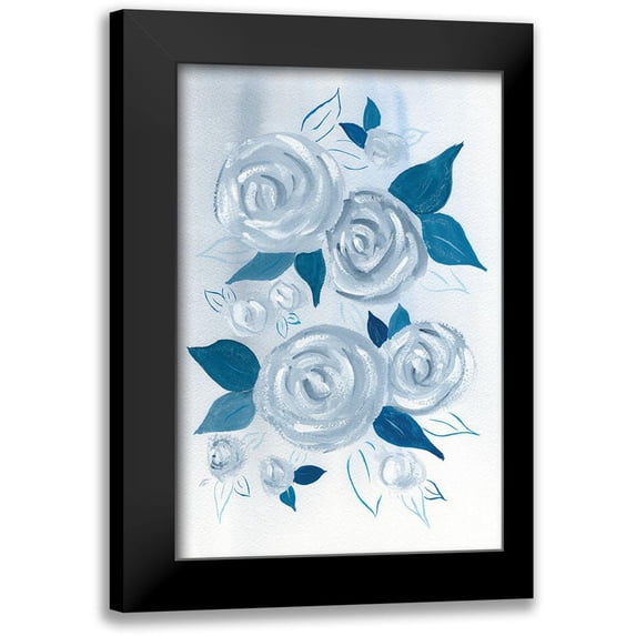 Lee, Judson 13x18 Black Modern Framed Museum Art Print Titled - Roses I