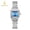 Silver Case Blue Surface Steel Belt, variant on New square women's watch, classic steel band, fashionable quartz wristwatch, trendy business women's wristwatch