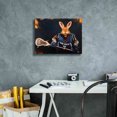 thumbnail image 6 of Epic Graffiti 'Game Face No. 2' by Lucia Heffernan, Canvas Wall Art, 16"x12", 6 of 7