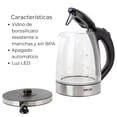 thumbnail image 4 of Tetera Eléctrica Better Chef de vidrio y acero inoxidable con luz LED azul | Hervidor de agua Eléctrico inalámbrico y apagado automático 1.7L, 4 of 8