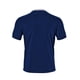 thumbnail image 3 of Mens Manga Corta Botón Abajo Camisas con Diseño de Bloque de Color de Bolsillo, Cuello Redondo Blusa de Moda de Ocio, 3 of 4