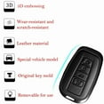 thumbnail image 5 of For Toyota Key Fob Cover Leather Car 2020-2022 Highlander Corolla Prius 2018-2024 RAV4 Camry C-HR Avalon GT86  Key Case, 5 of 9