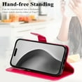 Compatible with iPhone 15 Case Wallet Case with Kickstand Credit Card