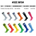 thumbnail image 3 of Children's Breathable Long Soccer Socks Football Socks Anti-slip Sport Socks GREEN, 3 of 8
