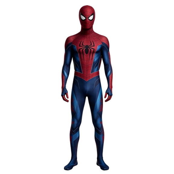 2026 New Halloween Spide Cosplay Costume, BDN Hero Costume Set, Cosplay Set Includes Jumpsuit with Mask, Holiday Party Halloween Outfit Unisex, 110(3-4 Years)