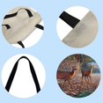 thumbnail image 3 of Bolsa de lino de ciervo Wdftyju plegable reutilizable respetuosa con el medio ambiente, 3 of 3