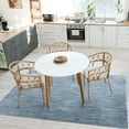 thumbnail image 5 of Luxe Weavers Machine Woven Blue 6x9 Area Rug Fringed, Textured Carpet, 5 of 10