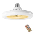 thumbnail image 2 of Ventilador de techo con luz LED de 30 W, moderno, con temporizador de atenuación de luz, ventilador silencioso Amarillo, 2 of 8