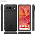 thumbnail image 2 of Slim Fit Phone Case for Google Pixel 6 Pro,Rugged Shield Durable Case with Military Grade Shockproof Protection,Drop-Tested and Camera Lens Protection Cover for Pixel 6 Pro,HD Black, 2 of 16