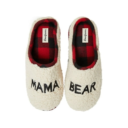Dearfoams Womens Mama Bear Clog Slippers