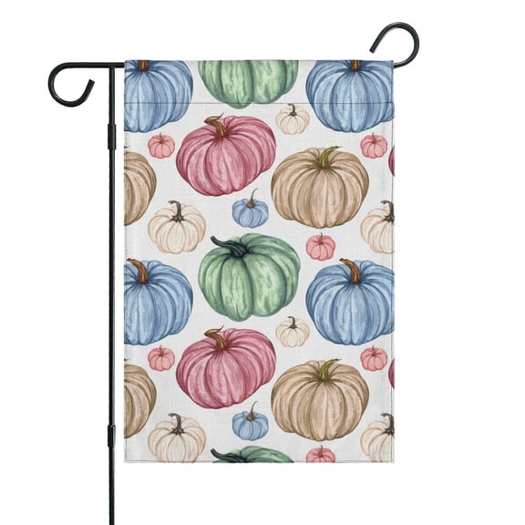 Fall Garden Flag - Double Sided 12x18 Inch, Autumn Seasonal Outdoor Decor for Yard, Lawn, House - Family,Friends,Thanksgiving,Anniversary.