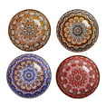 thumbnail image 1 of 4Pcs Kitchen Bohemian Style Ramen Bowls Rice Bowls Salad Bowls (Assorted Color), 1 of 8