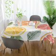 thumbnail image 3 of Yayeee Tablecloths 60" x 60" Rectangle Wrinkle Resistant Party Table Cover, Candy Grapefruit Slices, 3 of 8