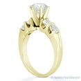 thumbnail image 3 of Round Cut Forever Brilliant Moissanite 5-Stone Engagement Ring in 14k Yellow Gold, 3 of 5