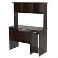 thumbnail image 1 of Inval Bureau d'Ordinateur America Espresso avec Hutch, 1 of 6