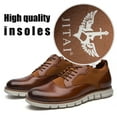 thumbnail image 4 of JITAI Men's Oxford Dress Shoes Casual Shoes Men Brown Size 13, 4 of 5