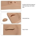 thumbnail image 4 of Mannequín De Pestañas Cabeza De Entrenamiento De Pestañas De Pestañas De Extensión De Pestañas Con 3 Pares Párpados Extraíbles PVC De Silicona Para Las Extensiones De, 4 of 7
