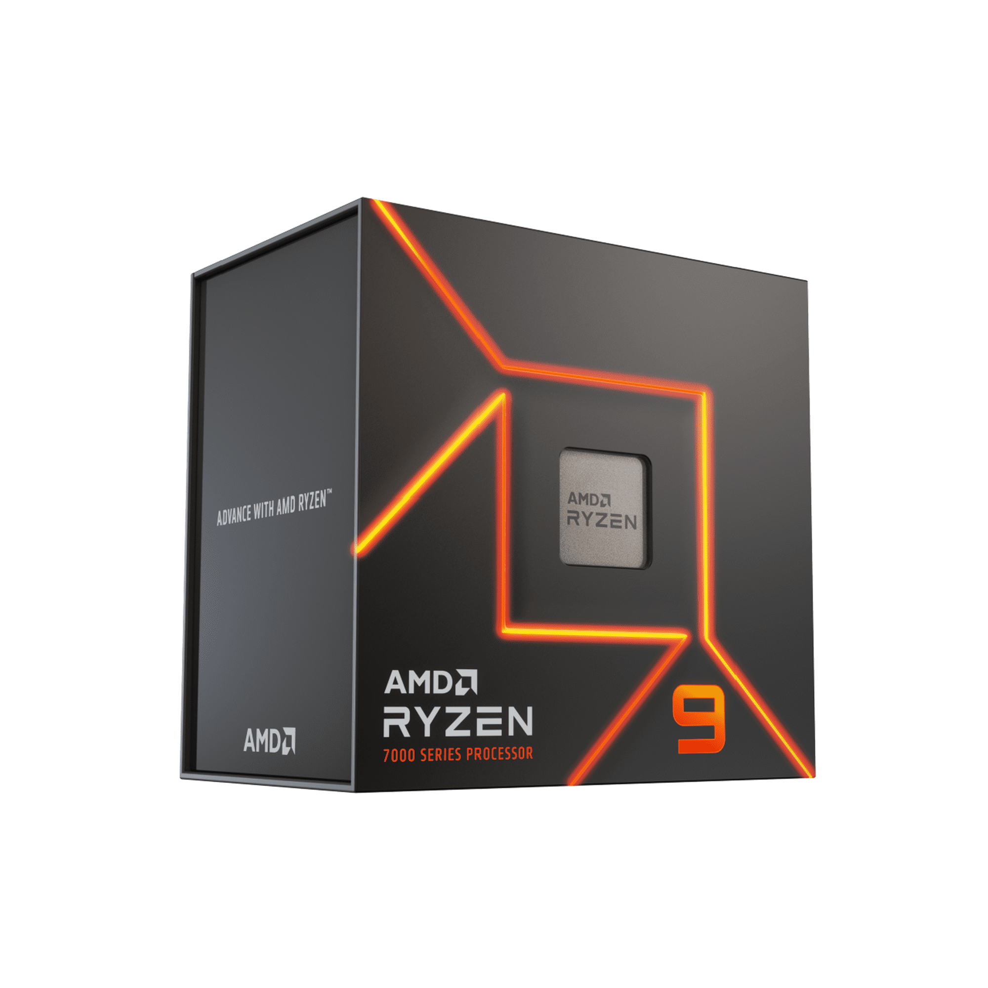 AMD Ryzen 9 7900 - Ryzen 9 12-Core Socket AM5 65W AMD Radeon Graphics Processor - 100-100000590BOX