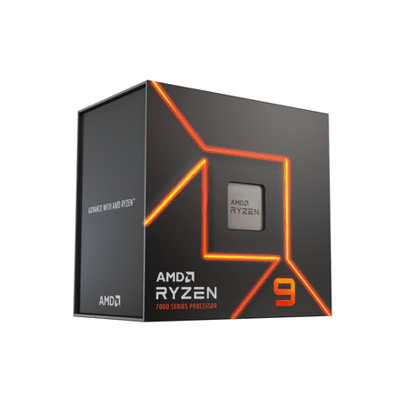 AMD Ryzen 9 7900 - Ryzen 9 12-Core Socket AM5 65W AMD Radeon Graphics Processor - 100-100000590BOX