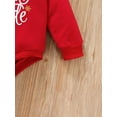 thumbnail image 6 of Baby Girls Boys Christmas Romper Letter Print Round Neck Long Sleeve Jumpsuits Autumn Winter Casual Bodysuits, 6 of 9