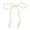 White-5PCS, variant on 25PCS 4.7" Pearl Bow Christmas Tree Ornaments Bulk with Hooks White Pearl Bead Bows Hanging Bowknot Tree Topper Pendant Decor for Christmas Wreath Xmas Holiday Birthday Party Decoration