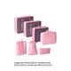 thumbnail image 5 of 7 piezas de cubos de embalaje, bolsas de viaje para ropa, bolsa con cordón, organizadores de embalaje de equipaje impermeables, cubos de viaje para , Rosa, 5 of 8