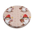thumbnail image 2 of Round Bar Stool Seat Covers, Christmas Gnome star Elastic Round Chair Cover Stool Seat Slipcover Bar Stool Cushions Round Pad for 12-14 inch, 2 of 7