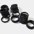 thumbnail image 3 of 200PCS Black Hair Ties for Women & Girls Men . Toddler - Seamless, Thick, No Damage Elastic Hair Bands for Ponytails, Workouts, and Daily Use, Soft Seamless Nylon Hair Ties For Thick & Curly Hair., 3 of 6
