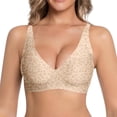 thumbnail image 2 of Soyumi Wireless Bras for Women No Underwire Seamless Buttery Bralettes Smoothing Women's Bras Full Coverage Shapedly Bra, Rose Gold, 2 of 6