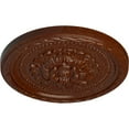 thumbnail image 3 of Ekena Millwork 11 1/2"OD x 1"P Palmetto Ceiling Medallion, Hand-Painted Burnished Mahogany Crackle, 3 of 7